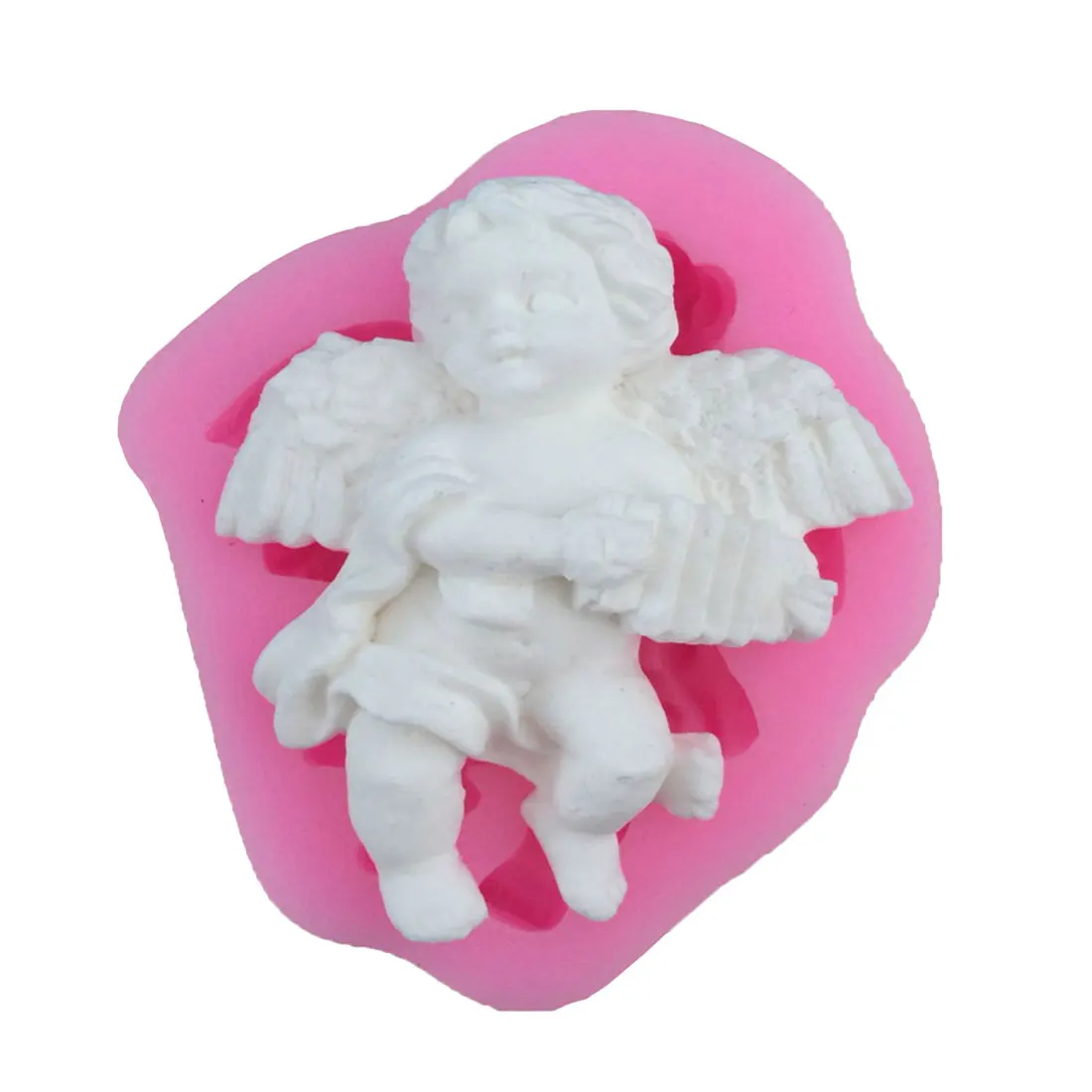 Ангел Мальчик Форма 3D Силиконовые формы торта мыло свечи для кухонной выпечки