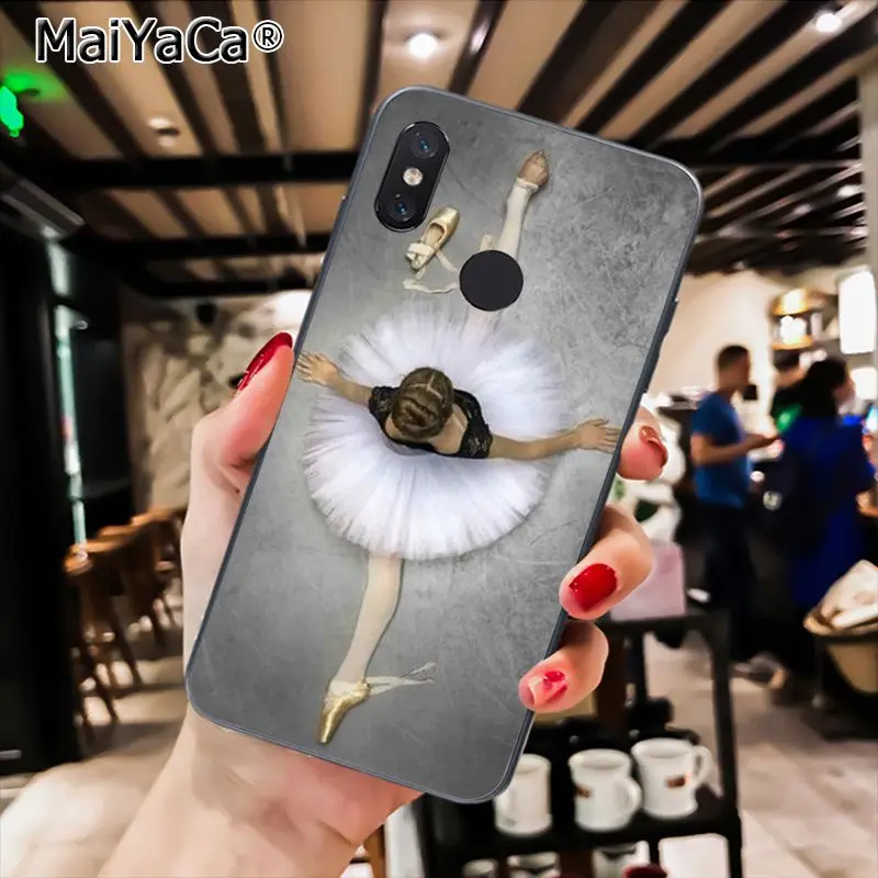 A12 MaiYaCa девочка танец балет балетки чехол для телефона чехол для Xiaomi Redmi8 4X 6A S2 7A 5A Redmi 5 5Plus Note5 7 Note8pro - Цвет: A12