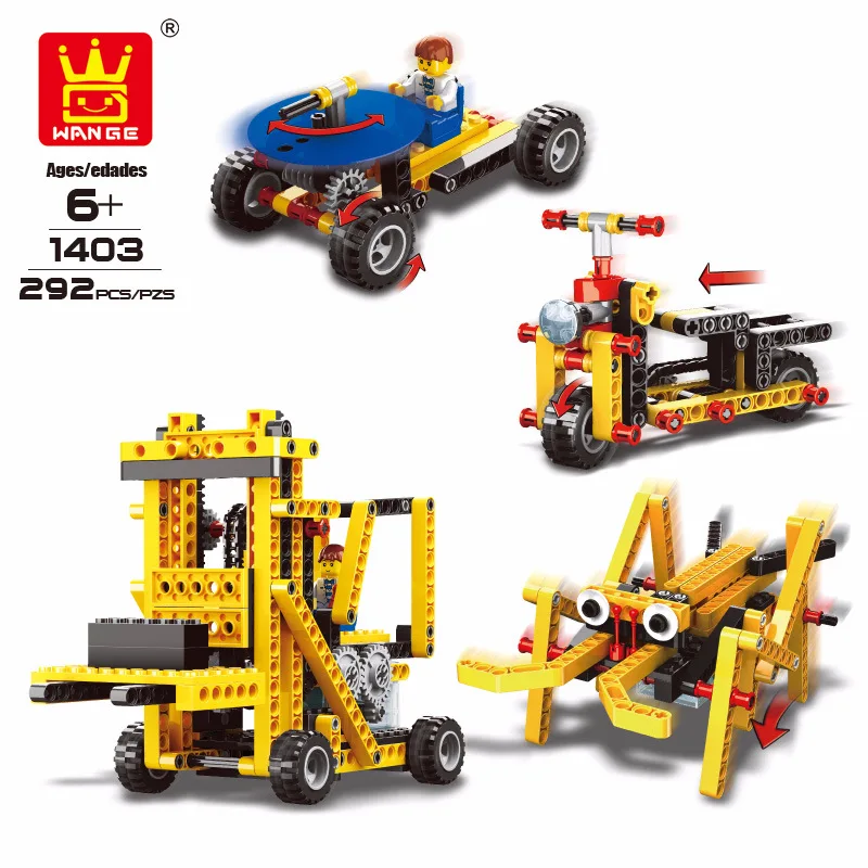 WANGE 4 в 1 электронные блоки силового оборудования DIY креативные гоночного