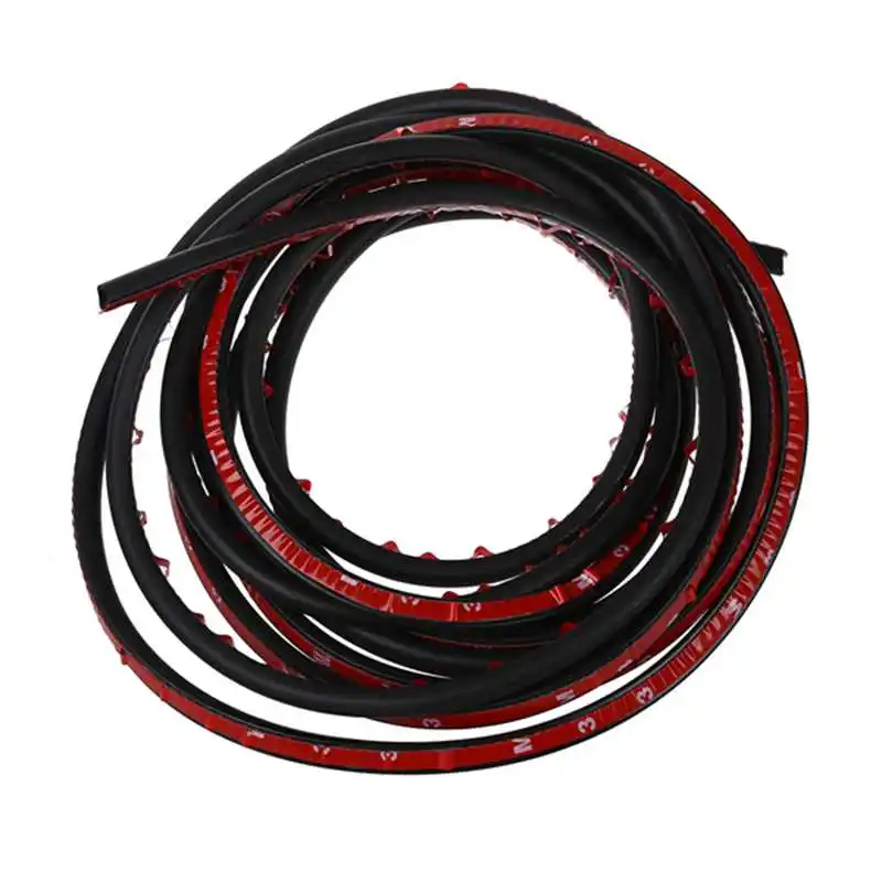 5M Rubber Seal Waterproof Auto Car Adhesive Window Door D-shape Band |