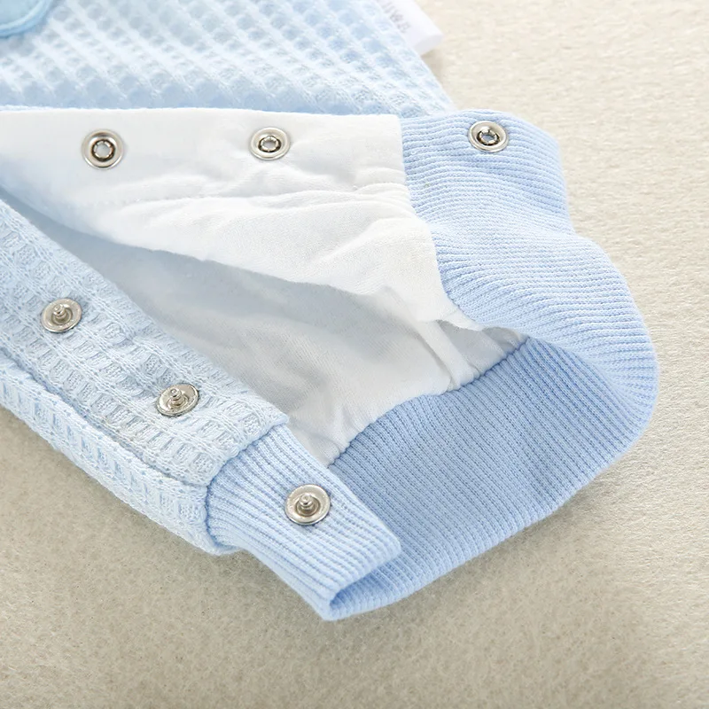 Детский весенне осенний комбинезон с ушками теплая одежда для маленьких девочек