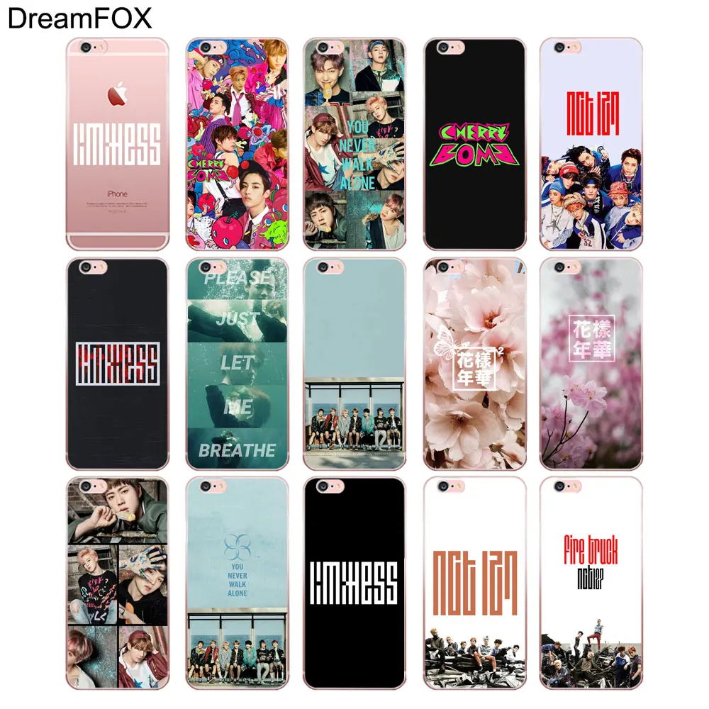 DREAMFOX N098 Kpop Nct 127 Мягкий ТПУ силиконовый чехол для Apple iPhone XR XS Max 8X7 6 6S Plus 5 5S SE 5C 4 4S |
