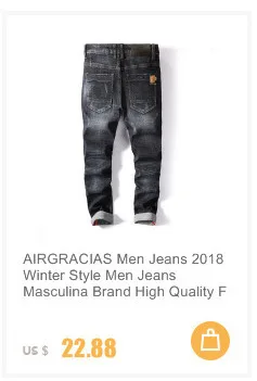 AIRGRACIAS летние новые джинсовые шорты мужские джинсовые шорты высококачественные хлопковые мужские бермуды прямые джинсы Размер 33 34 36 38 40