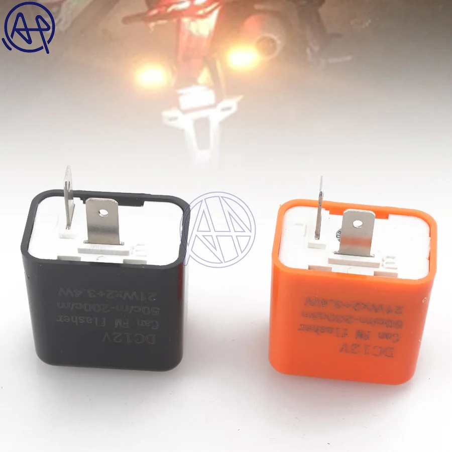 Мотоцикл указатель поворота сигнала резистор 2 контакта 50C/m 200C/m Двигатель LED Flasher