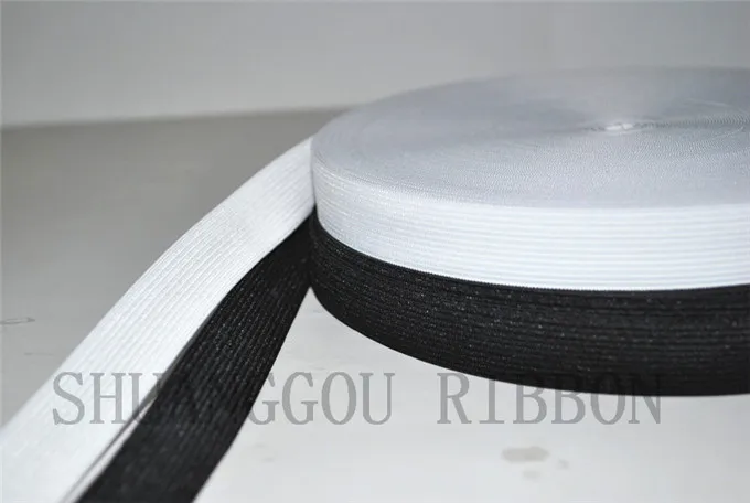 

1/2''(12mm) 10meters Braided Elastic Cord.white