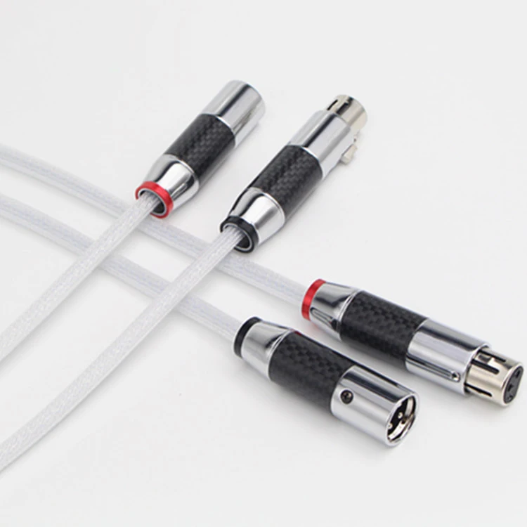 HI-End посеребренный аудиокабель XLR сбалансированный HIFI для мужчин и женщин |