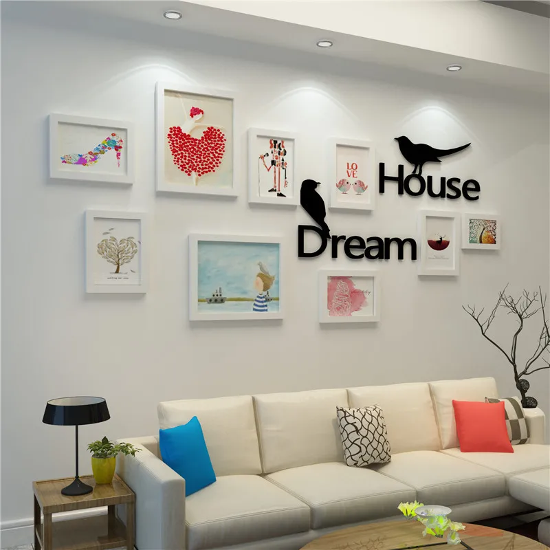 BAIUFOR дом мечты картина DIY фоторамка набор настенная свадебная фотография кадра