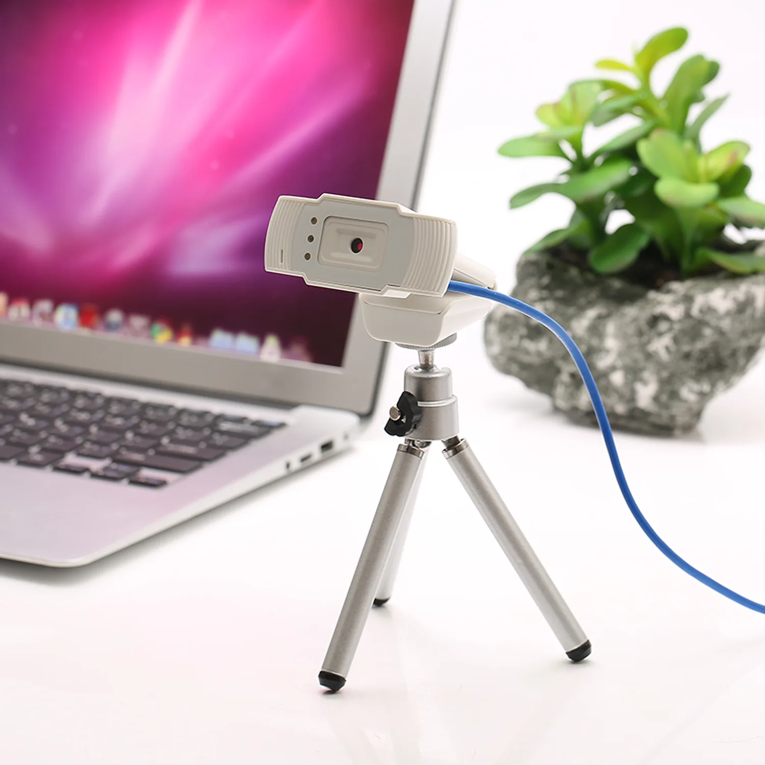 1280x720P Webcam 12M Pixels Computer HD Web Camera Built-in Microphone With Support Frame For Desktop And Laptop | Компьютеры и офис