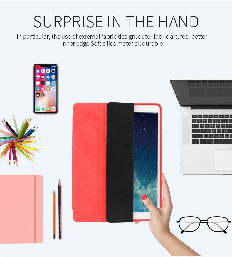 Для ipad Air 1/2 планшет Fundas Магнитная откидная подставка смарт-чехол с встроенным гнездом для карандаша Apple для ipad Pro 9,7 чехол с функцией автоматического сна