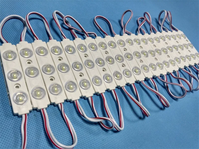 Fedex Бесплатная доставка 1000 шт IP65 SMD 5050 Модули 3LED/pc DC12V Светодиодный модуль для