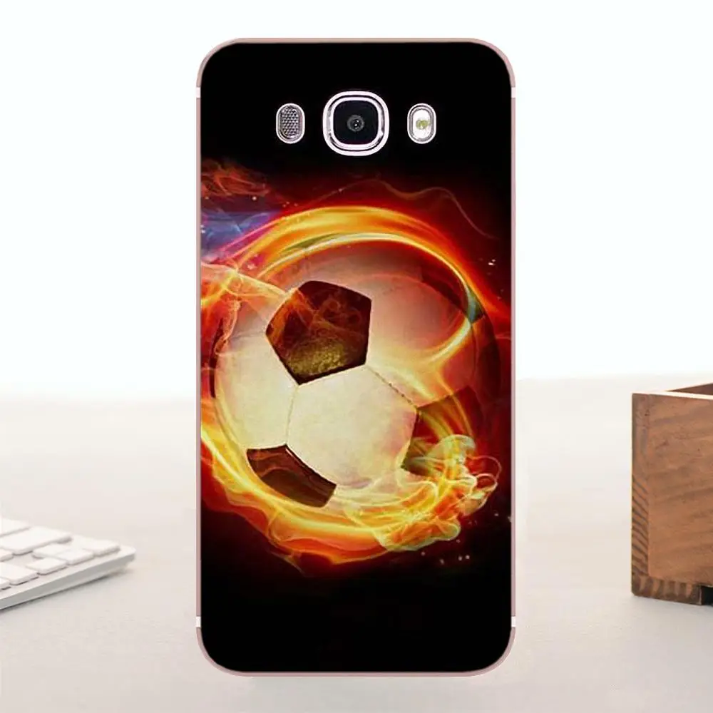 Модный чехол для телефона Bixedx из ТПУ с рисунком огненного футбола Huawei G7 G8 Honor 5A 5C 5X