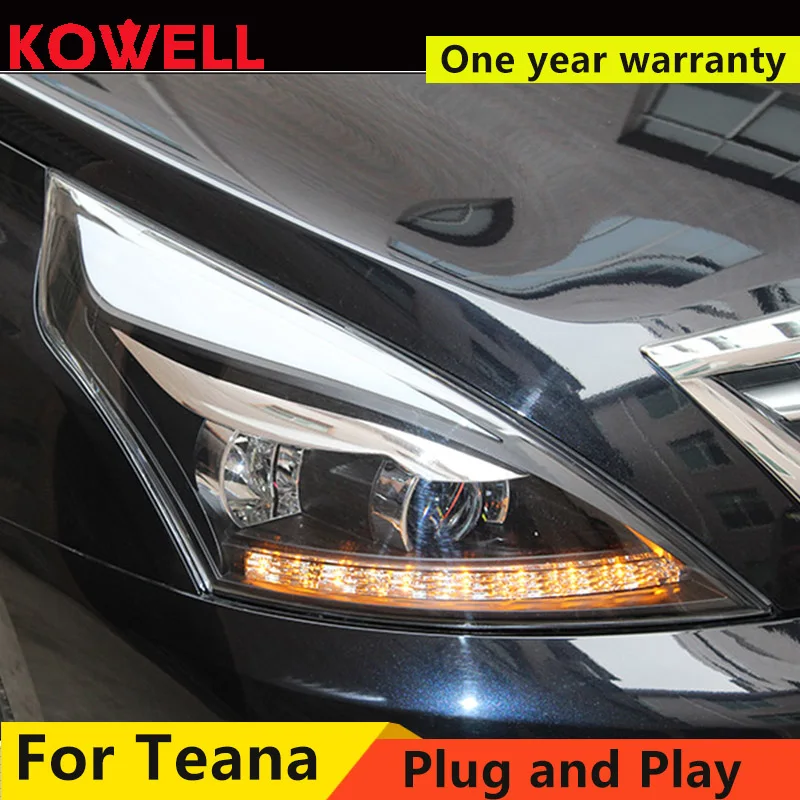 Автомобильный Стайлинг KOWELL для Nissan Teana 2008 2012 светодиодные фары сигнал drl hid