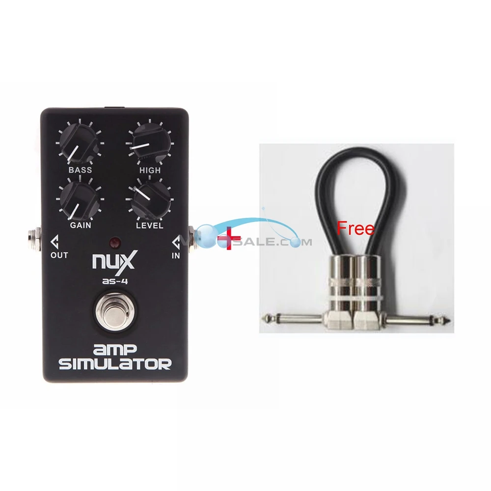 NUX AS-4 усилитель симулятор электрогитары педаль эффектов с истинным байпасом