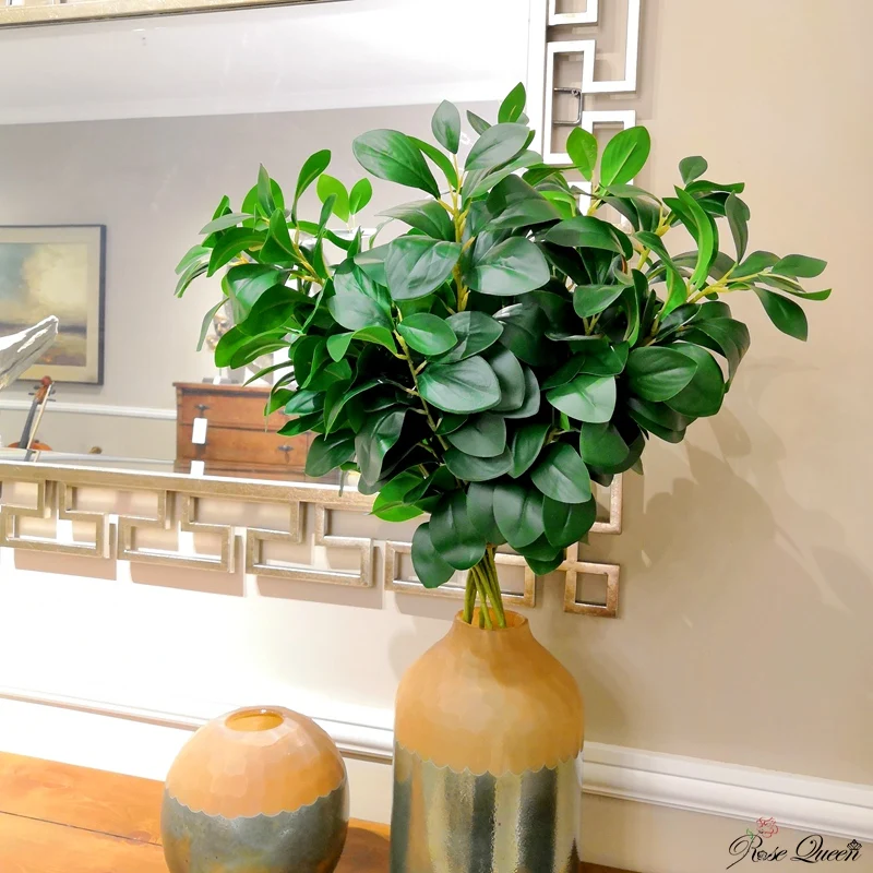 3 шт. настоящие тач симуляционные растения искусственные листья Милана 80 см