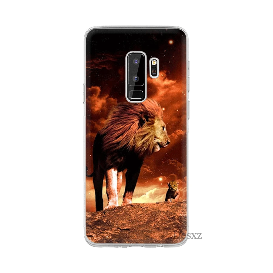Чехол для мобильного телефона Desxz с изображением головы льва обои Samsung Galaxy A10 A30 A40