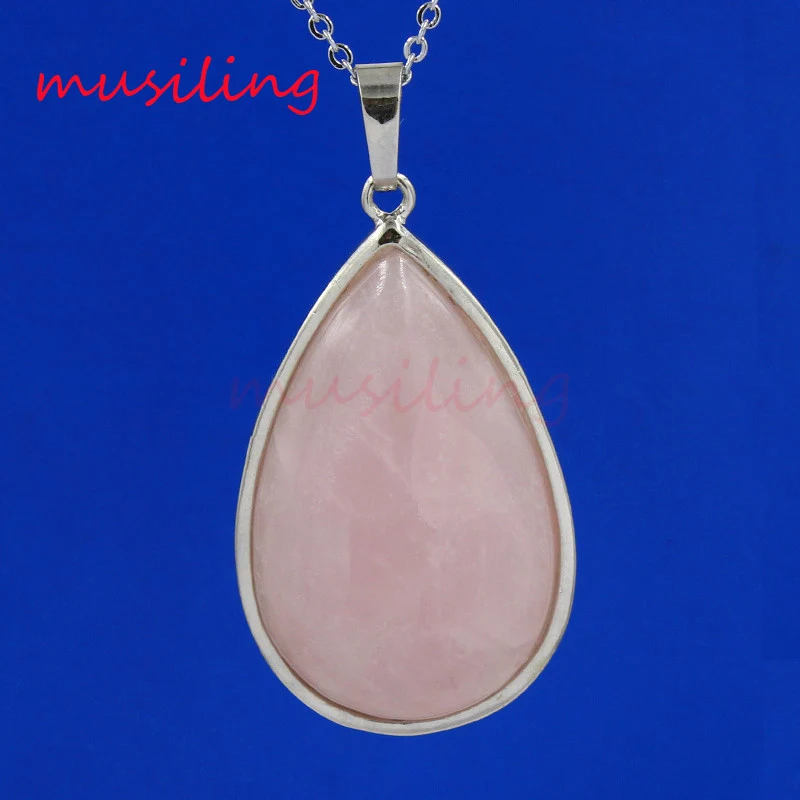 

Natural Stone Bead Water Drop Pendants Pendulum Reiki Charms Tigerite Crystal Quartz etc Fashion Jewelry For Women 10pcs