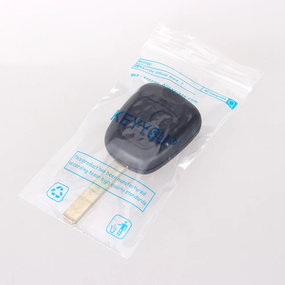 KEYYOU 20X ключ оболочки Новая замена для Citroen C1 C2 C3 C4 Xsara Picasso 2 кнопки чехол