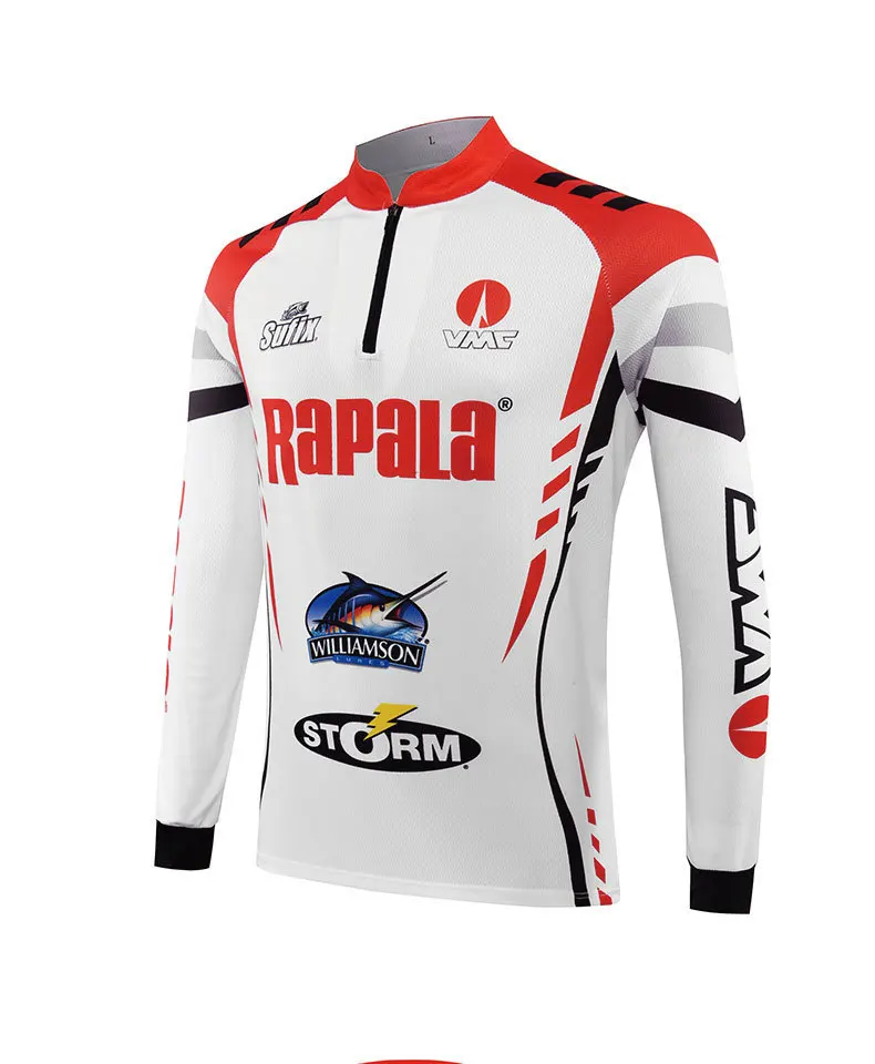 Rapala/брендовая одежда для рыбалки; рубашка с длинными рукавами; быстросохнущая дышащая одежда с защитой от УФ-лучей; свободная одежда с длинными рукавами
