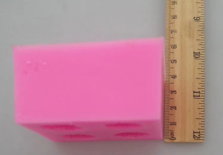 4 отверстия 3D Клубника Силиконовые формы фрукты формы украшения торта помадка кукольный домик хлопок конфеты смолы глины плесень
