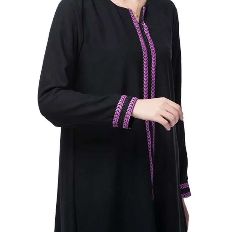 Дубай Abaya исламское платье Турецкий мусульманский кафтан длинное мусульманское