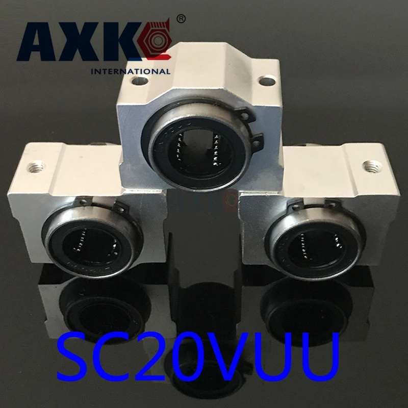 2021 Axk линейные рельсы Cnc фрезерные детали 2 шт. Sc20vuu Scv20uu Sc20v корпус линейного