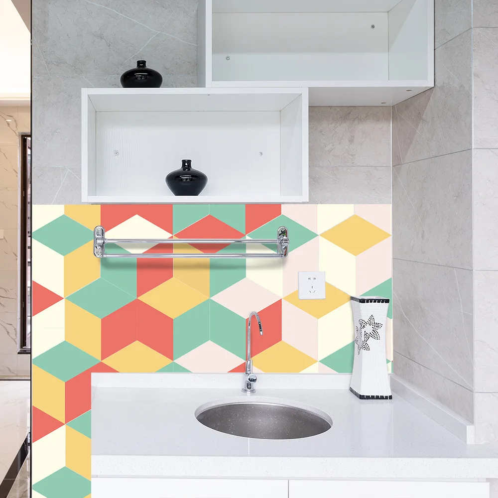 Забавное видение креативный DIY 3D пол наклейка Макарон дизайн самоклеющиеся