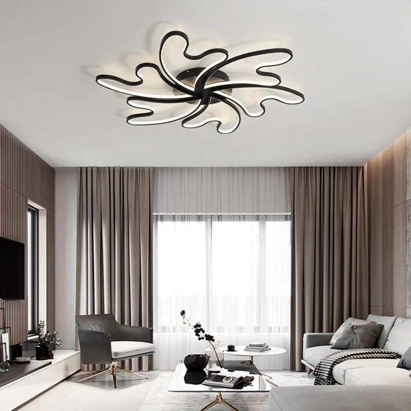 Chandelierrec AC90 260V светодио дный люстры Алюминий затемнения дома светильники для