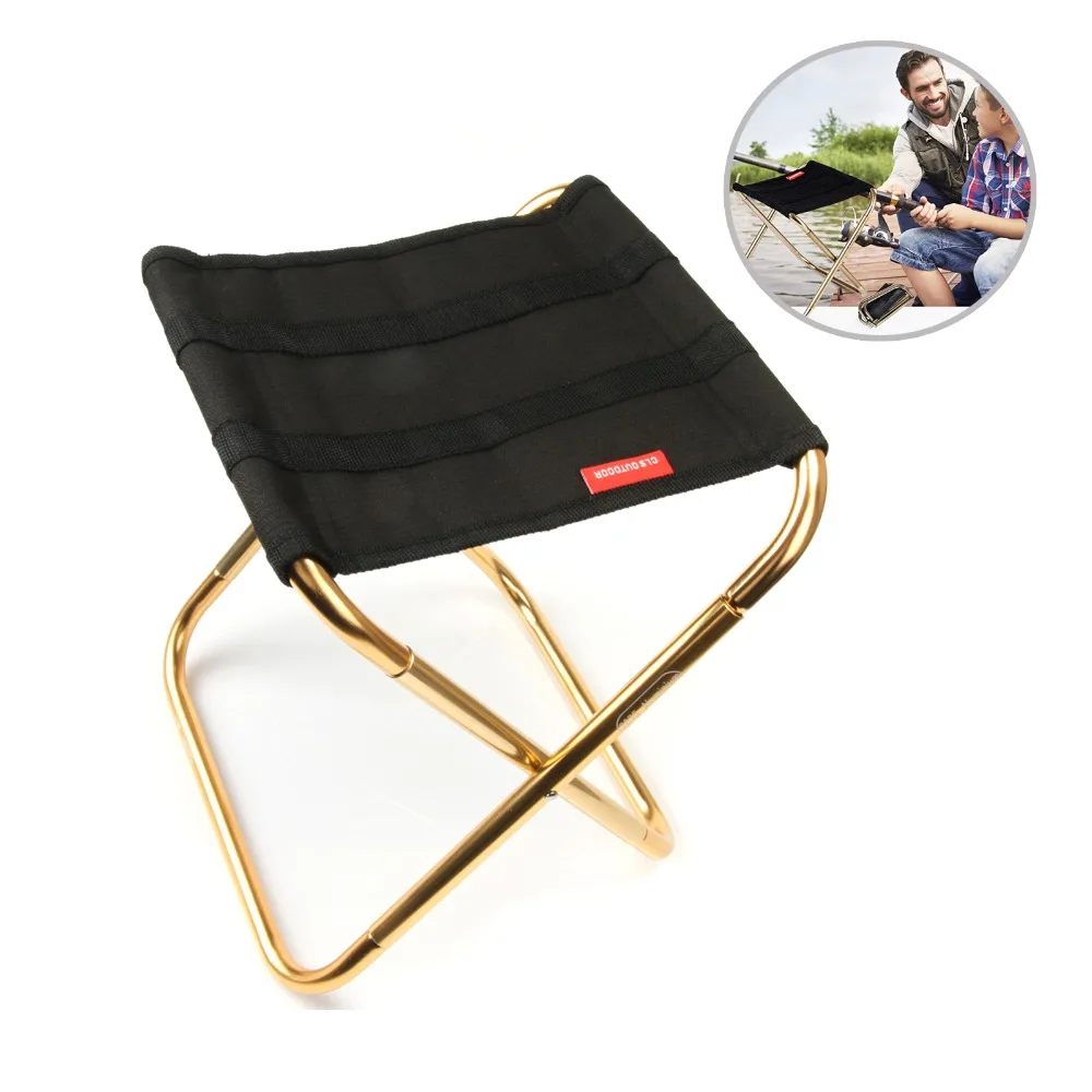 Легкий складной стул из ткани Оксфорд портативный для кемпинга пикника рыбалки