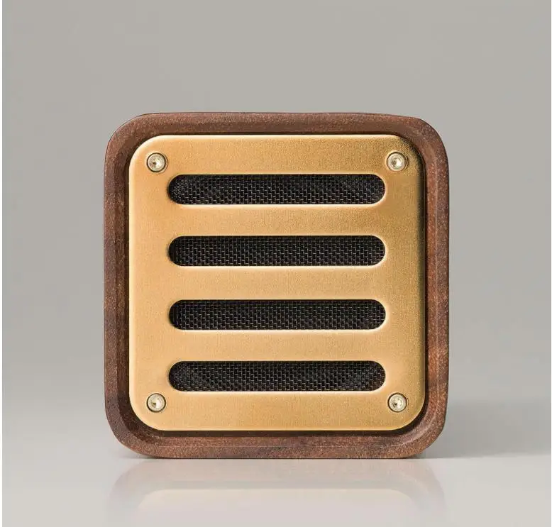 Xiaomi Tongshifu медный Woodism Bluetooth динамик AI динамик орех Дерево двухканальный дизайн Домашний Беспроводной смарт-динамик