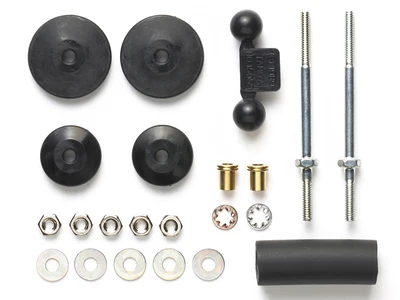 Tamiya полноприводные детали большой диаметр Набор стабилизаторов 11/15 мм черный