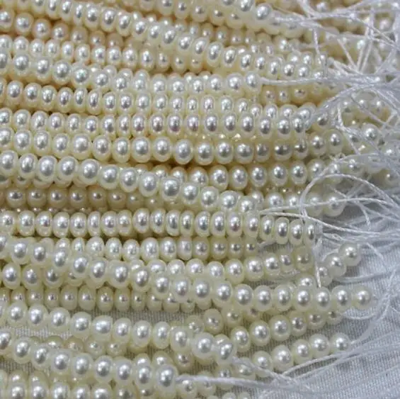 Уникальный жемчуг ювелирный магазин 3 5 мм белый пресноводный бусины DIY ювелирных