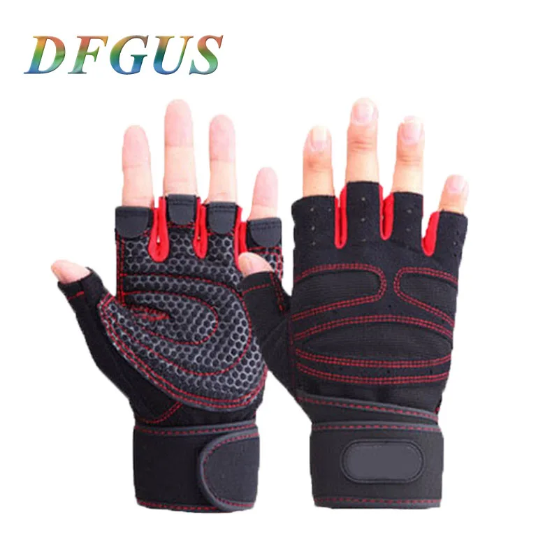 

Strong Gym Gloves Power Luvas Tactical Academia Anti-skid Guantes Protective Crossfit Fitness Gloves for Sport