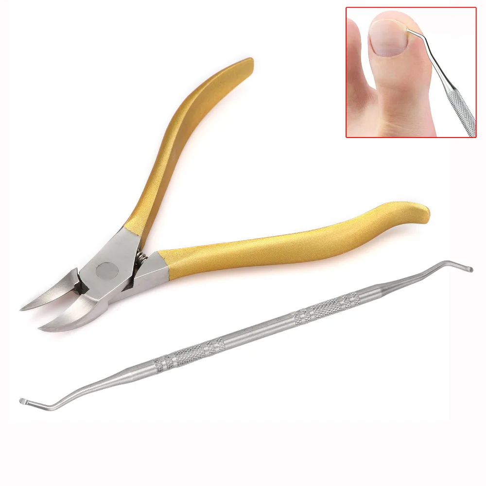 2 шт./компл. щипцы для кутикулы из нержавеющей стали машинка стрижки ногтей