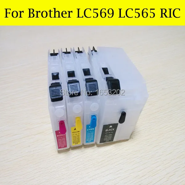 5 комплектов LC569 LC565 LC567 LC563 чернильный картридж для принтера Brother MFC J2310 J2510 J3520 J3720
