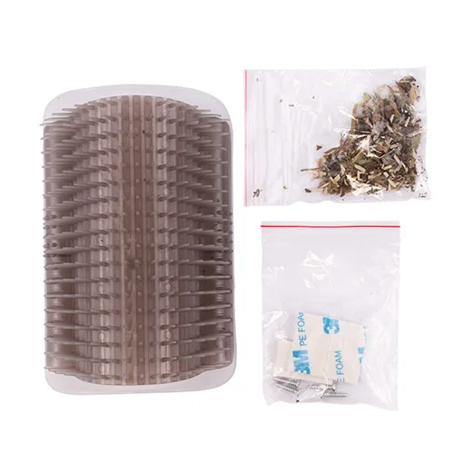 Угловая щетка для домашних животных расческа кошек и собак пластиковые щетинки