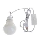 Энергосберегающий переключатель лампочка USB, 5 Вт, 10 светодиодный, для кемпинга, дома, ночного видения, крючки для лампы