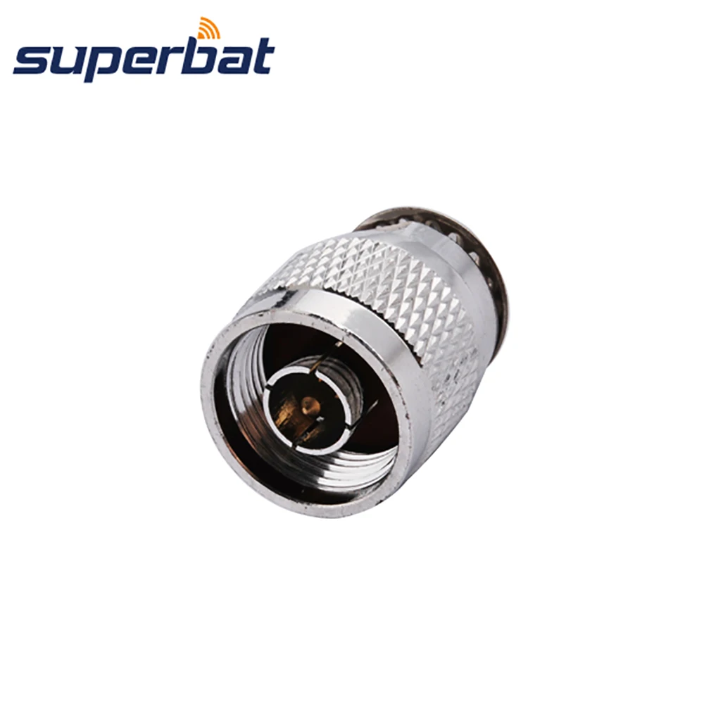Superbat N-Type Male Panel Mount Bulkhead with Solder Cup Straight RF Coaxial Connector