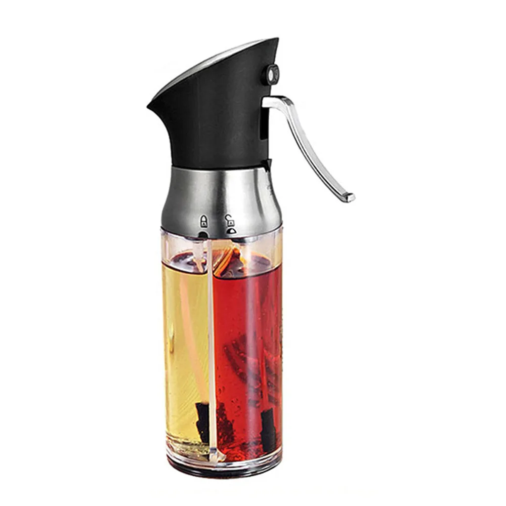 

2-in-1 Stainless Steel Oil Sprayer Gravy Boats Spray Pot Vinegar Bottles Sauce Kitchen Cooking Tools Roast Bake Dispense Tool