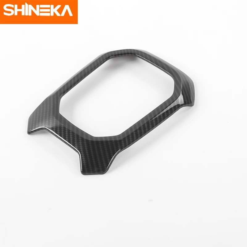 

SHINEKA ABS Car Interior Gear Shift Panel Decoration Frame Cover Trim Stickers Accessories For Jeep Renegade 2016-2019