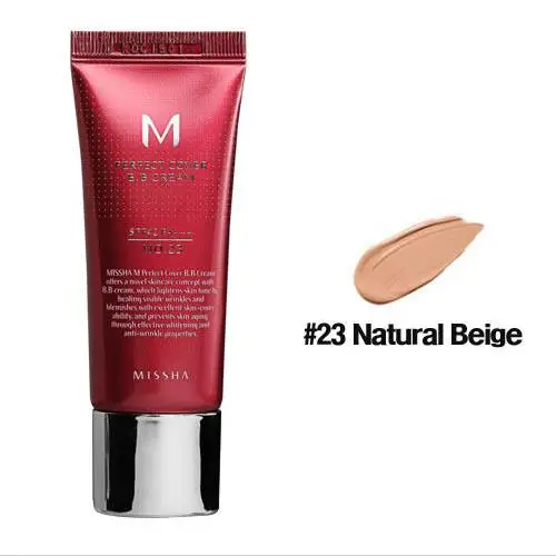 23 MISSHA M идеальное покрытие BB крем SPF42#21#23 отбеливающие кремы BB CC ню макияж консилер изолирующая косметика/основа Увлажняющая - Цвет: 23