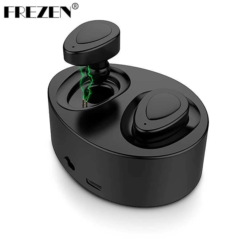 FREZEN Mini Twins True Беспроводные стерео Bluetooth наушники CSR 4 1 гарнитура с зарядным