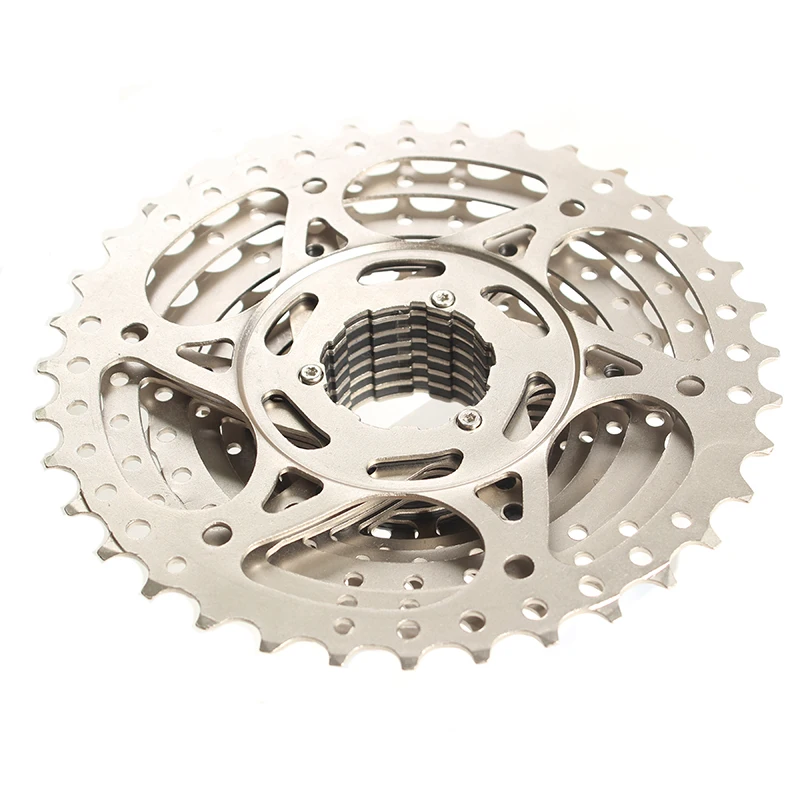 SUNSHIEN-SZ MTB 10s Freewheel 10 скоростная кассета 11-36T Серебристый Стальной маховик для