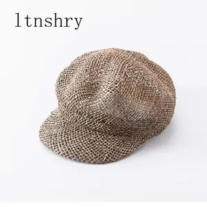 Boina de paja barata para primavera y verano gorro transpirable para montañismo 1 ud B Boina de paja barata para primavera y verano gorro transpirable para montañismo 1 ud B