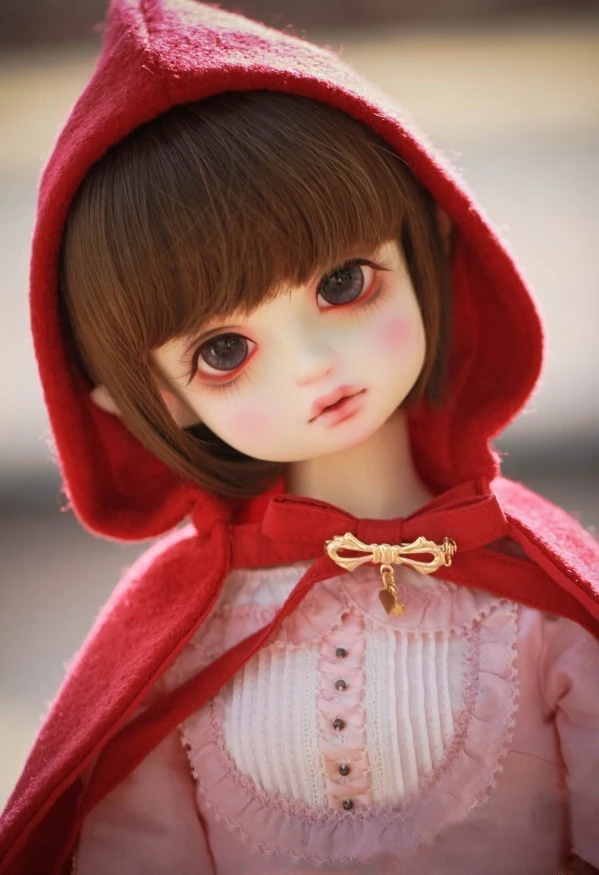 Куклы парики 1/4 имитация мохера Тедди коричневый цвет короткая прическа для 1/6 1/3