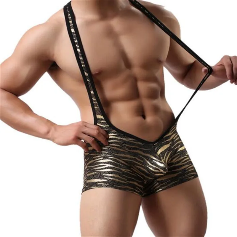 Новое поступление сексуальное мужское модное нижнее белье с леопардовым принтом