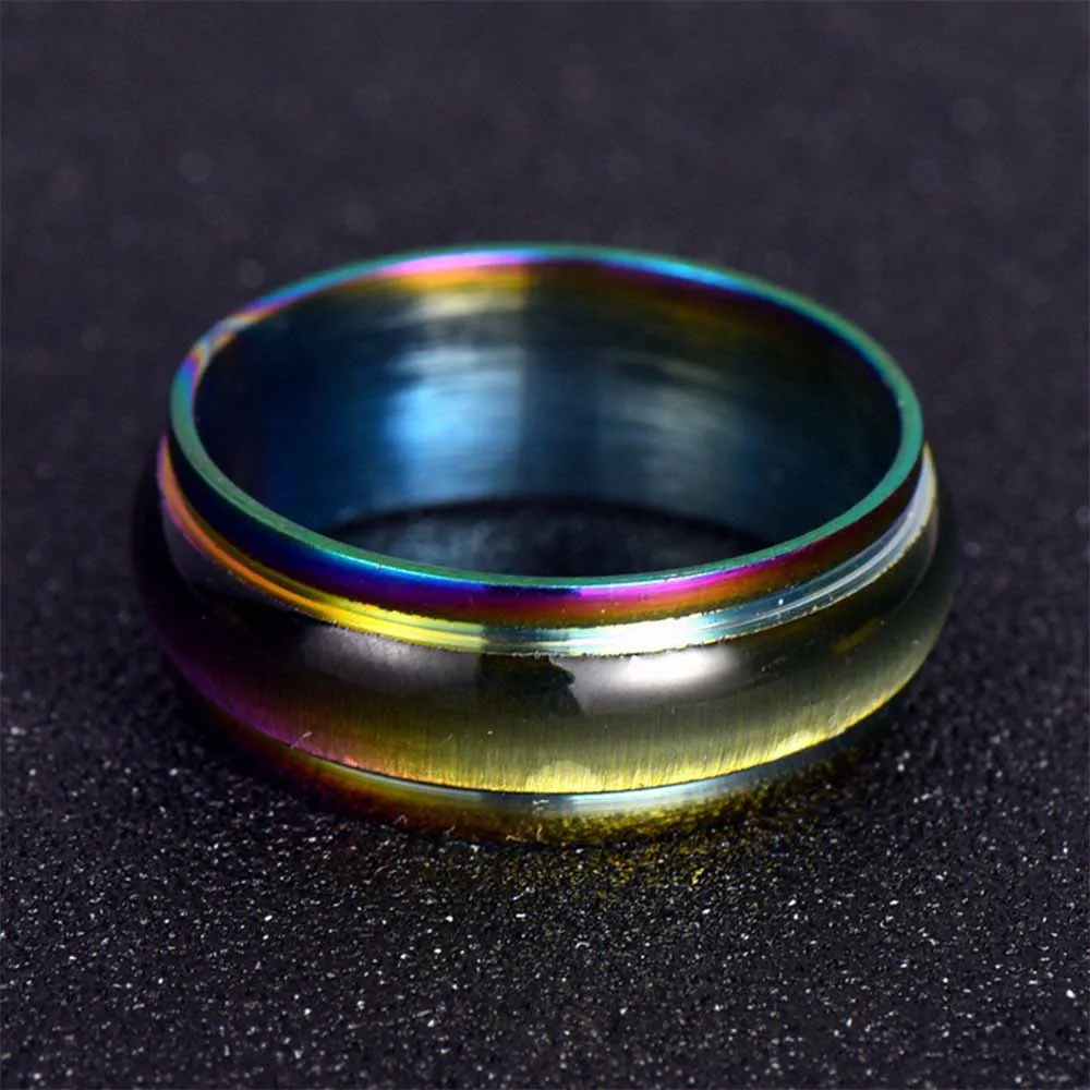 Stainless Steel Colorful Ring Boutique Men And Women | Украшения и аксессуары