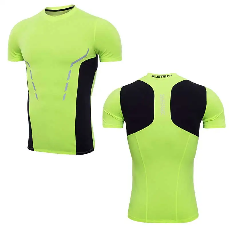 Мужские быстросохнущие тренировки в зале топы для мужчин s короткий рукав
