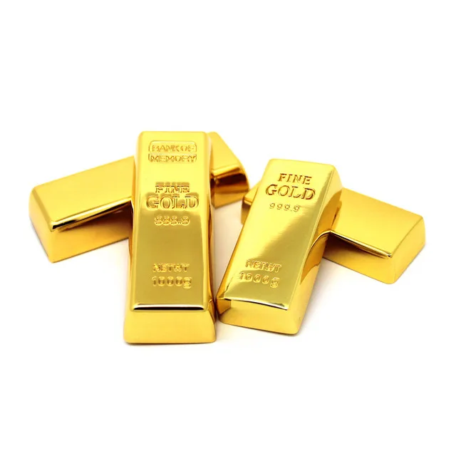 Металлический USB флеш-накопитель barras de oro/ladrillo Modelo lingotes pen Drive memoria Stick pendrive 4 ГБ/8 ГБ/16