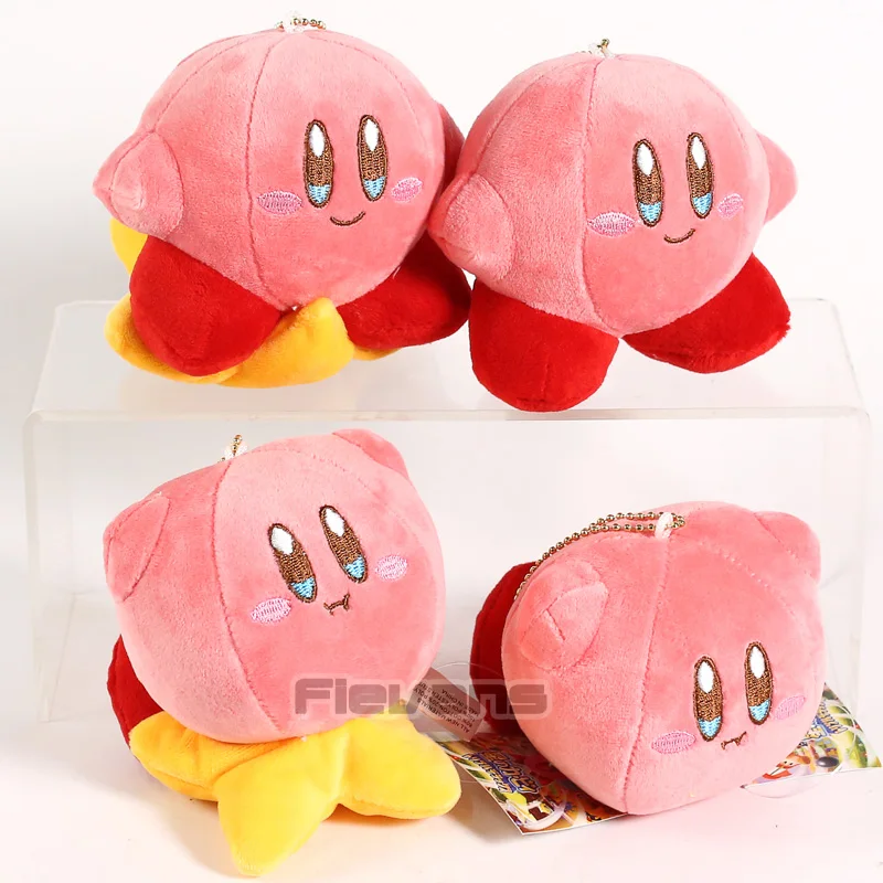Kawaii Kirby мини плюшевые подвески куклы мультфильм Мягкие игрушки 10 шт./партия