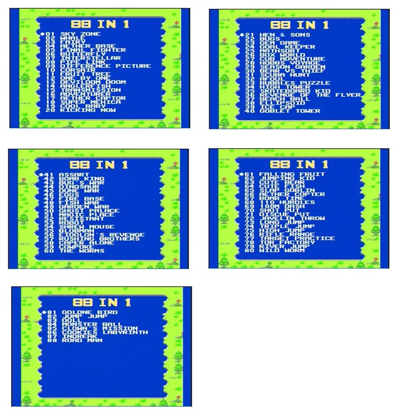 Ретро 8 бит Dendy портативный игровой плеер с 588in1 играми бесплатно/играть 60P